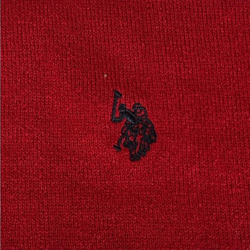 U.S. Polo Association Quarter Zip Colorblock Pullover Sweater Top Size XL NWOT - Picture 5 of 11